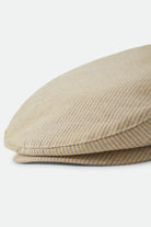 Unisex Hooligan Flat Cap in the color Khaki Stripe/Washed Black - Additional Laydown image