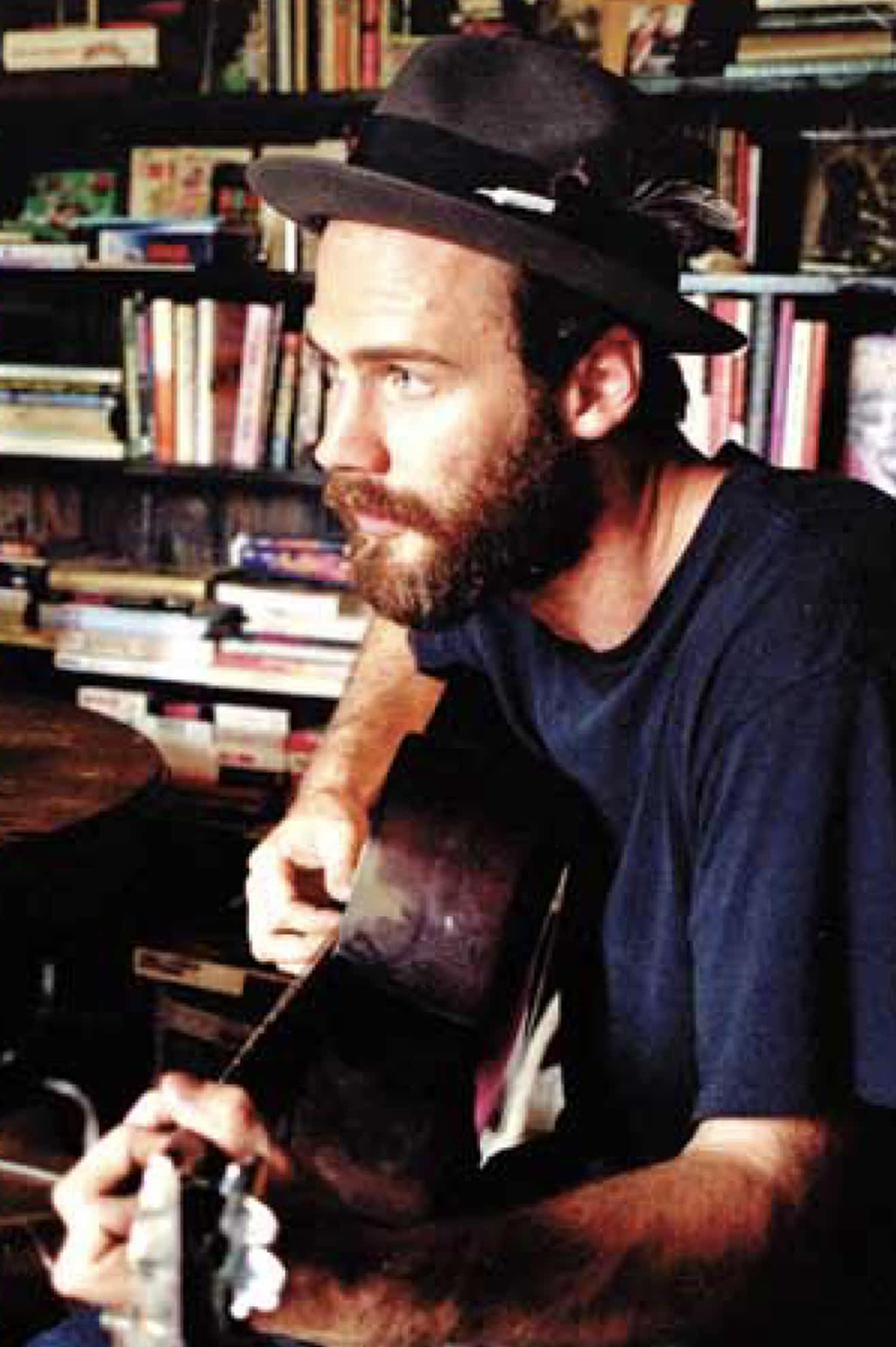 Unisex Stout Pork Pie in the color Black/Black - Additional Fit image