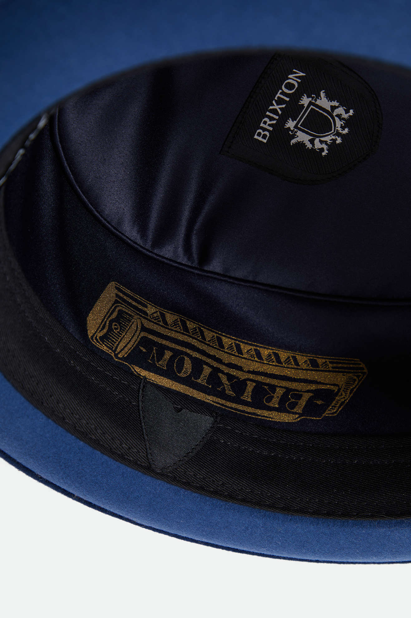 Unisex Stout Pork Pie in the color Classic Navy - Additional Laydown image