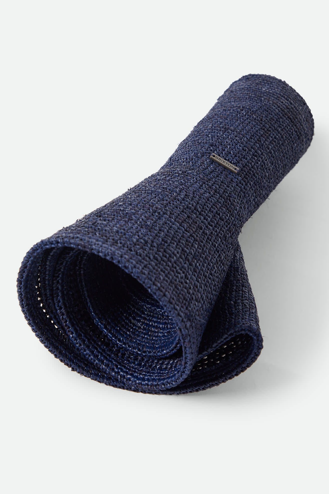 Women's Helena Straw Sun Hat in the color Midnight Blue - Additional Laydown image