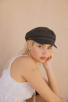 Unisex Fiddler Fisherman Cap in the color Black - Men's Lifestyle image