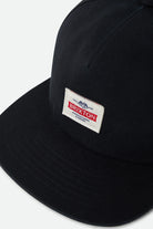 Unisex Trademark Snapback in the color Black - Additional Laydown image