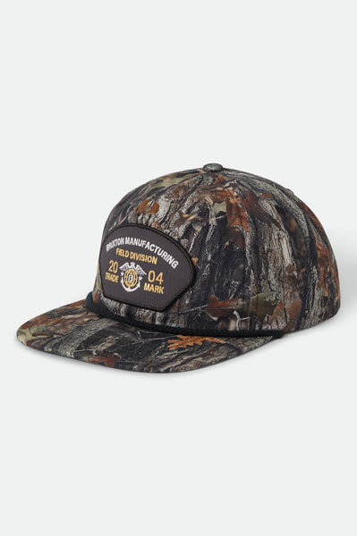 Unisex Division Netplus Snapback in Tree Camo – Brixton