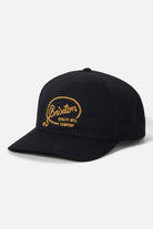 Unisex Gallatin Snapback in the color Black - Front Product View