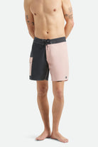 Men's Classic Trunk 17" in the color Black/Silver Pink - Men's Front View