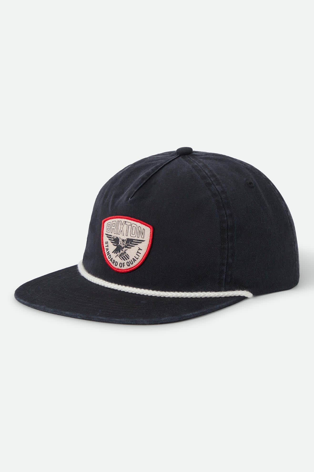 Unisex Watcher Snapback in the color Black - Front Product View