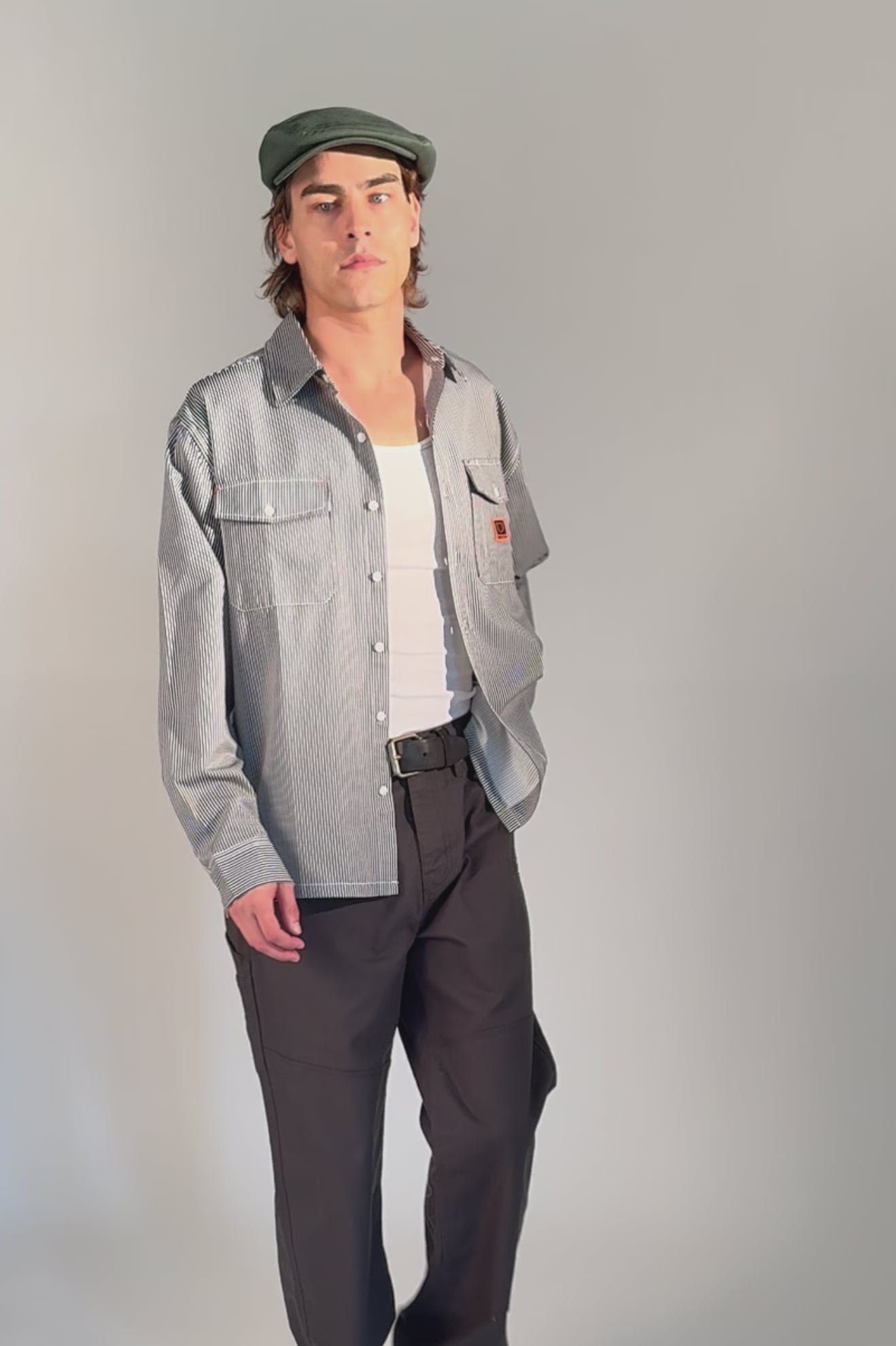 Men's Builders Carpenter Stretch Pant in Washed Black – Brixton