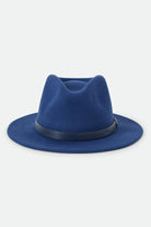 Unisex Messer Fedora in the color Classic Navy - Additional Laydown image