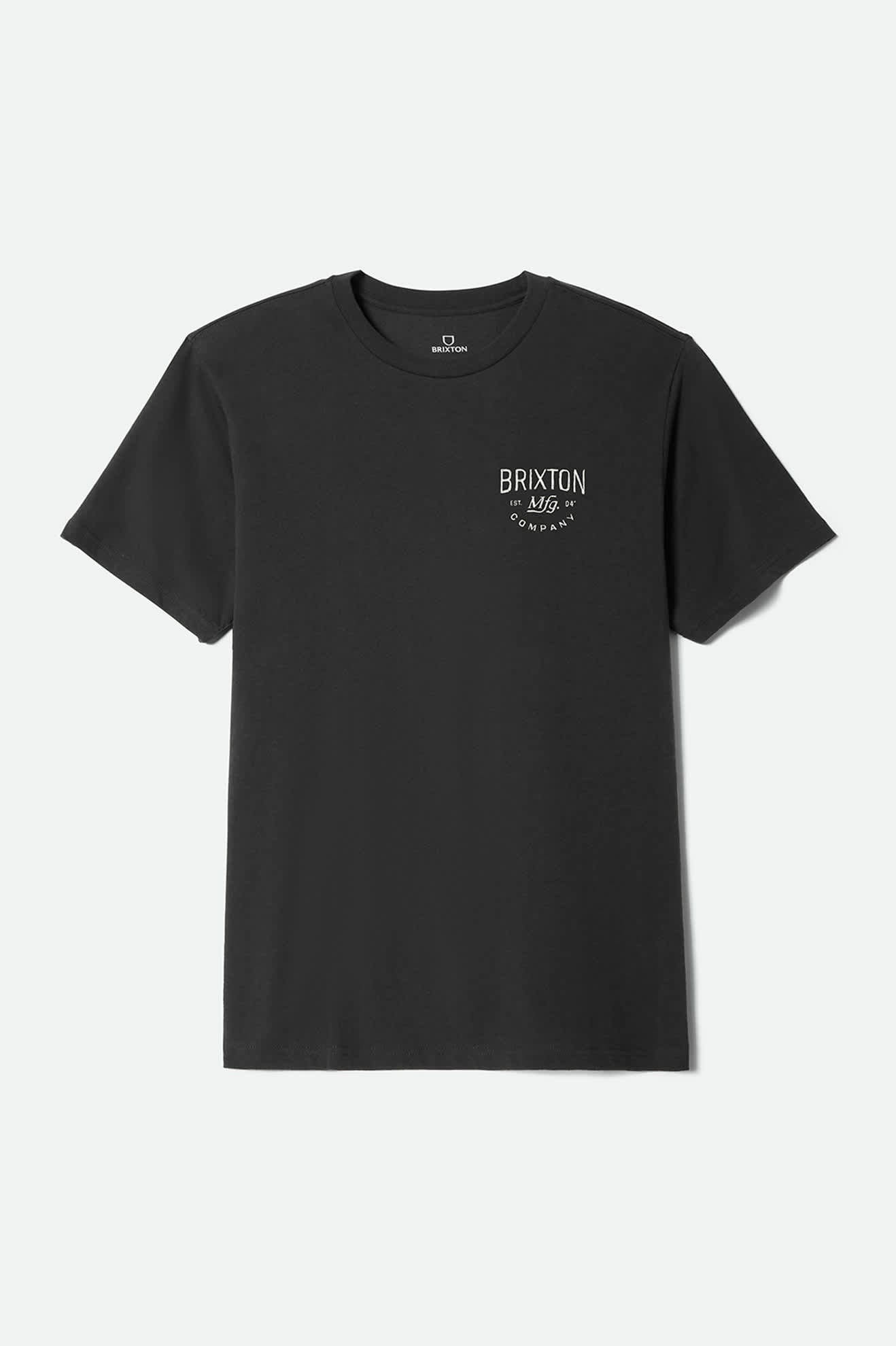 Men's Fremont Short Sleeve Standard T-Shirt in the color Vintage Black - Front Product View