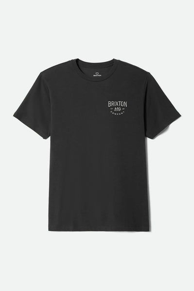 Men's Fremont Short Sleeve Standard T-Shirt in Vintage Black – Brixton