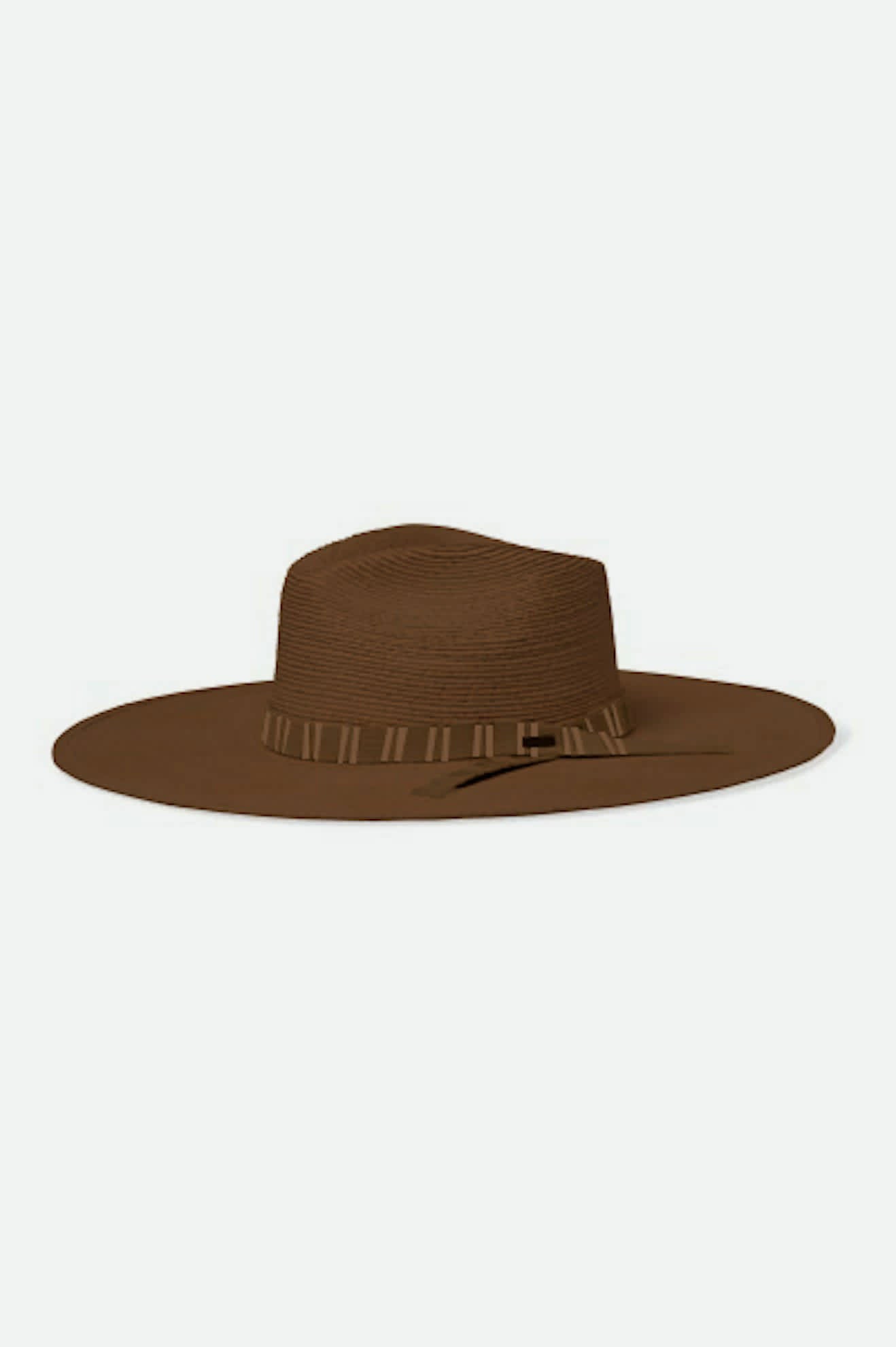 Women's Leigh Straw Fedora in the color Toffee - Front Product View