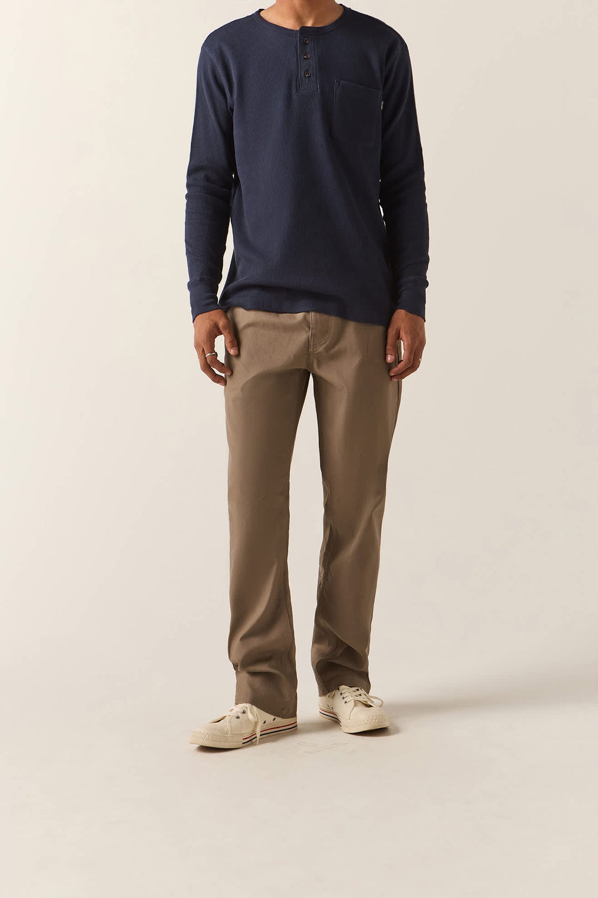 Men's Builders 5-Pocket Pant in the color Earth - Men's Front View