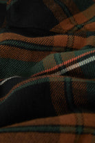 Men's Bowery Flannel in the color Black/Pine Needle - Additional Laydown image
