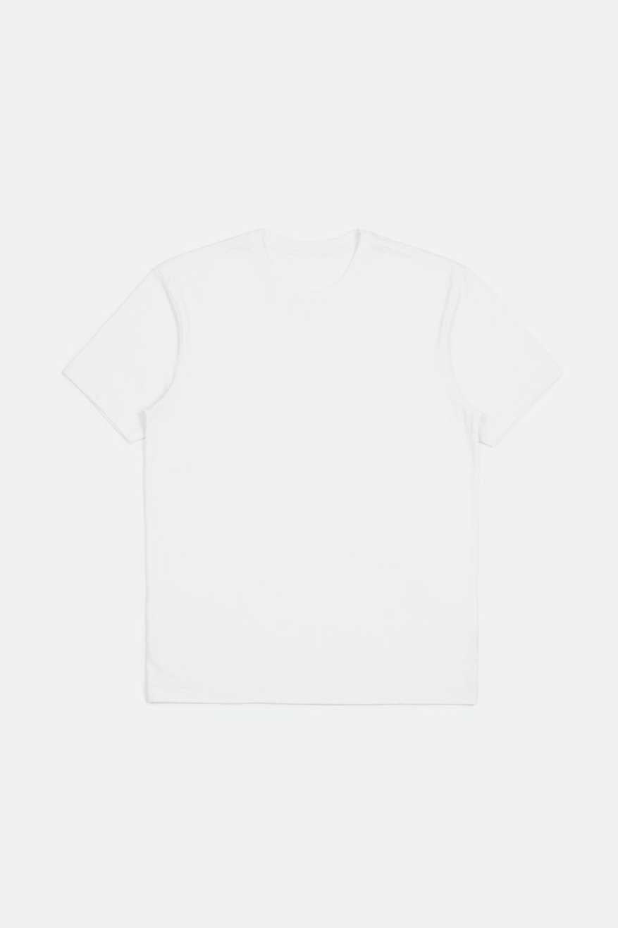 Brixton Men's Premium Cotton S/S Tailored T-shirt - White | Main