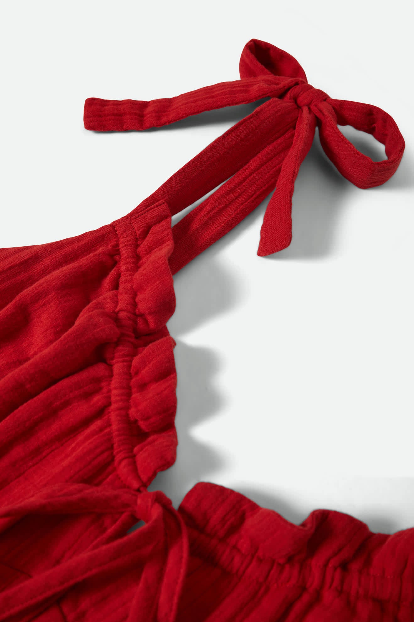 Women's The Tie Dress in the color Adrenaline Rush - Additional Laydown image