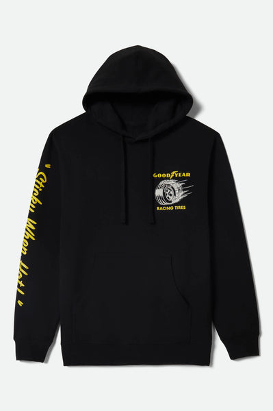 Men's Goodyear Cheater Slick Hood in Black – Brixton