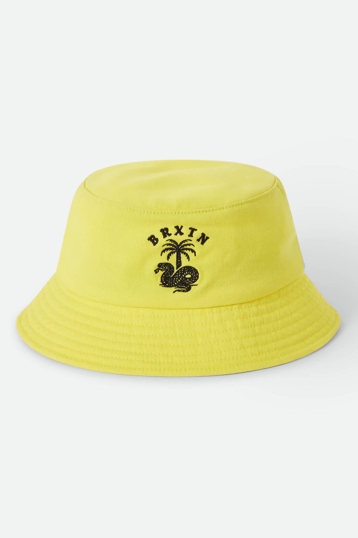Unisex Serpent Packable Bucket Hat in the color Celestial Yellow - Additional Laydown image