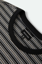 Men's Century Knit Top in the color Heather Grey Stripe - Additional Laydown image