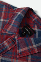 Men's Waylon Lightweight Overshirt in the color Denim Plaid - Additional Laydown image