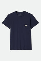 Men's Woodburn Tailored Pocket T-Shirt in the color Navy - Front Product View