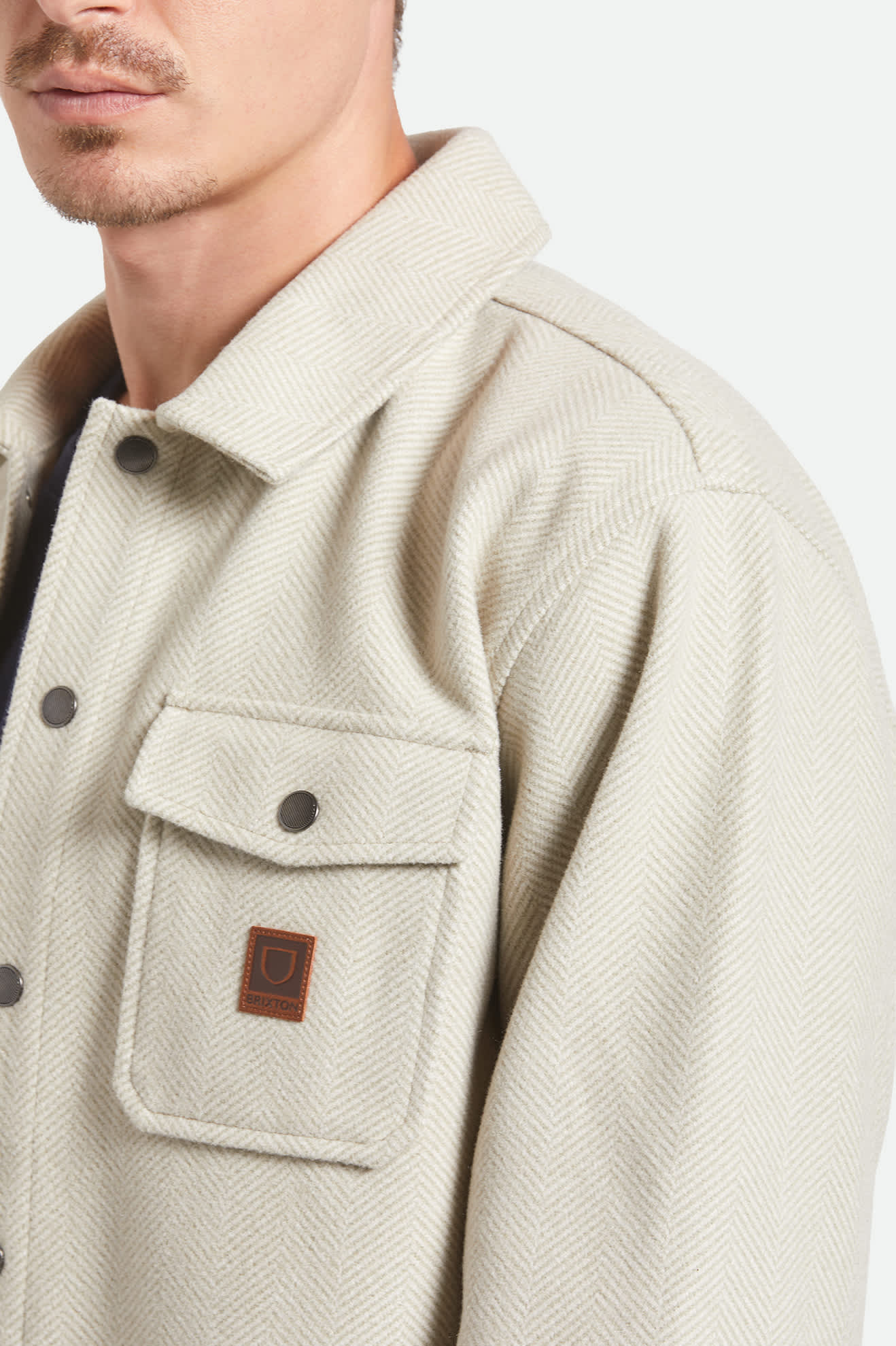 Men's Durham Brushed Menswear Jacket in the color Brushed Elm - Men's Side View