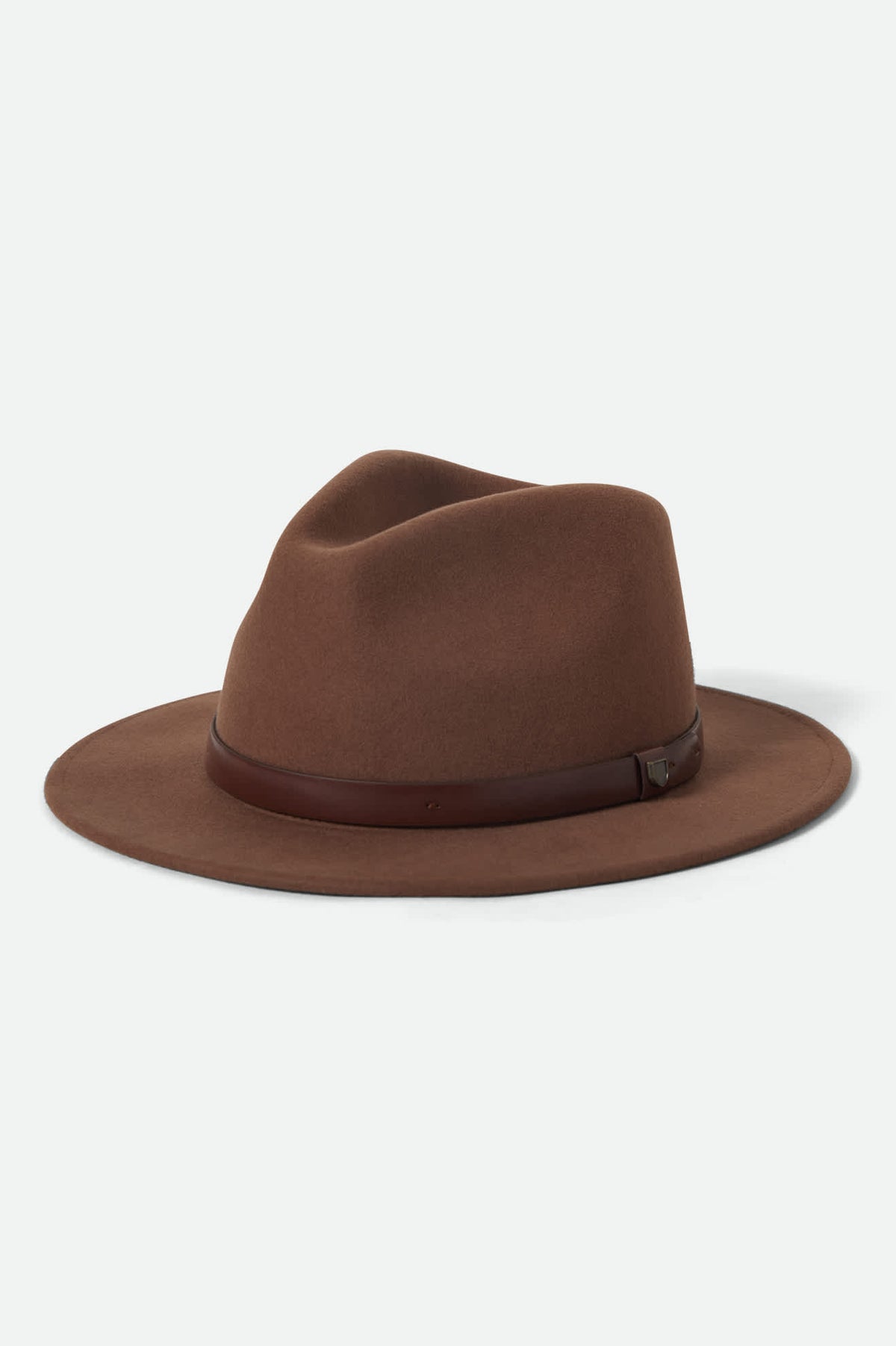 Unisex Messer Fedora in Pinecone Brown – Brixton display picture 1