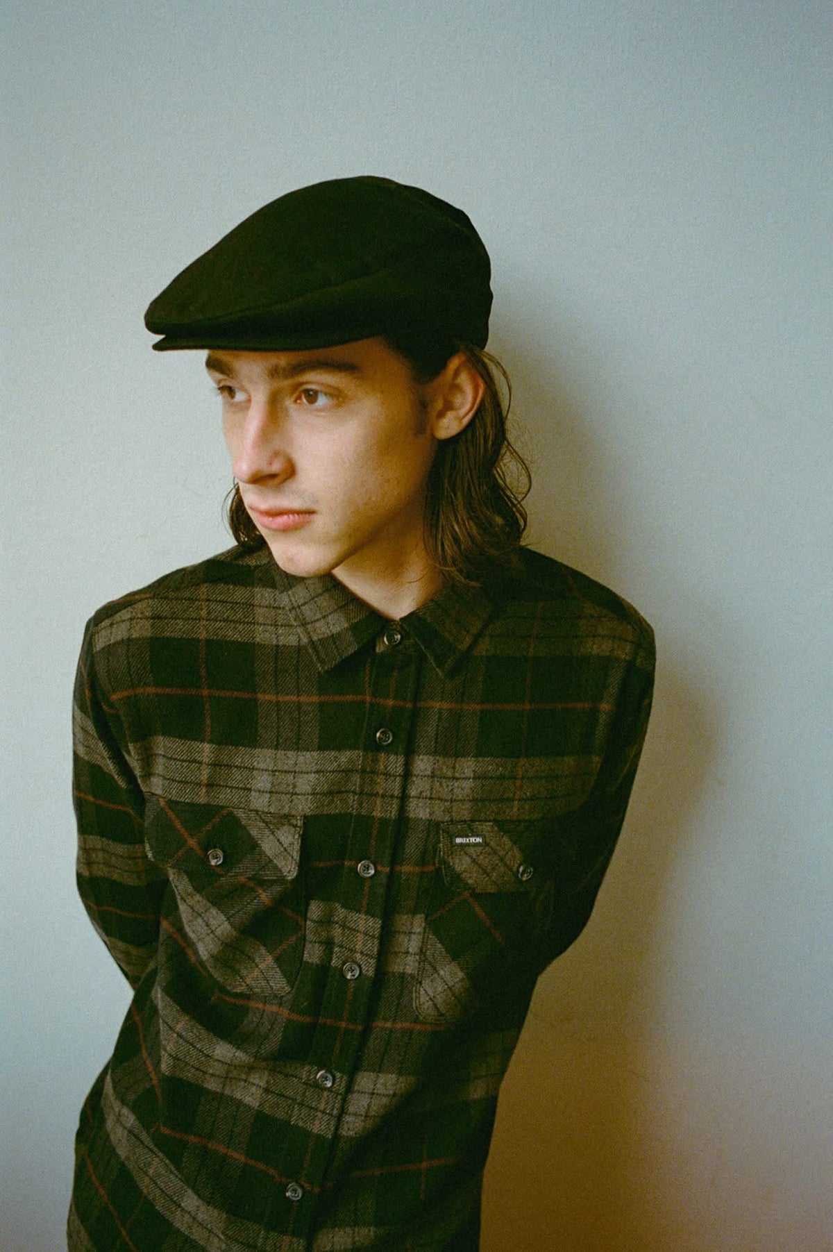 Brixton black‎ wool flat bill hat Brixton Unisex Adult Pledge Baseball Cap, Black at Amazon  main image 2