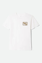 Men's Emery Short Sleeve Standard T-Shirt in the color White - Front Product View