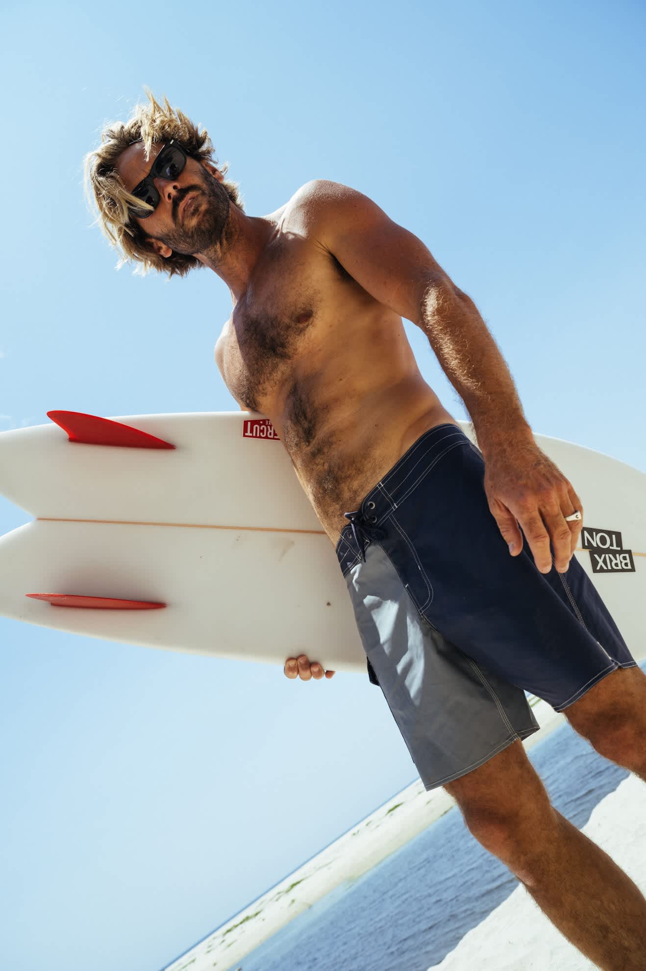 Men's Classic Trunk 17" in the color Washed Navy/Trooper - Men's Lifestyle image