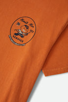 Men's 76 Minute Man Standard T-Shirt in the color Washed Orange - Additional Laydown image