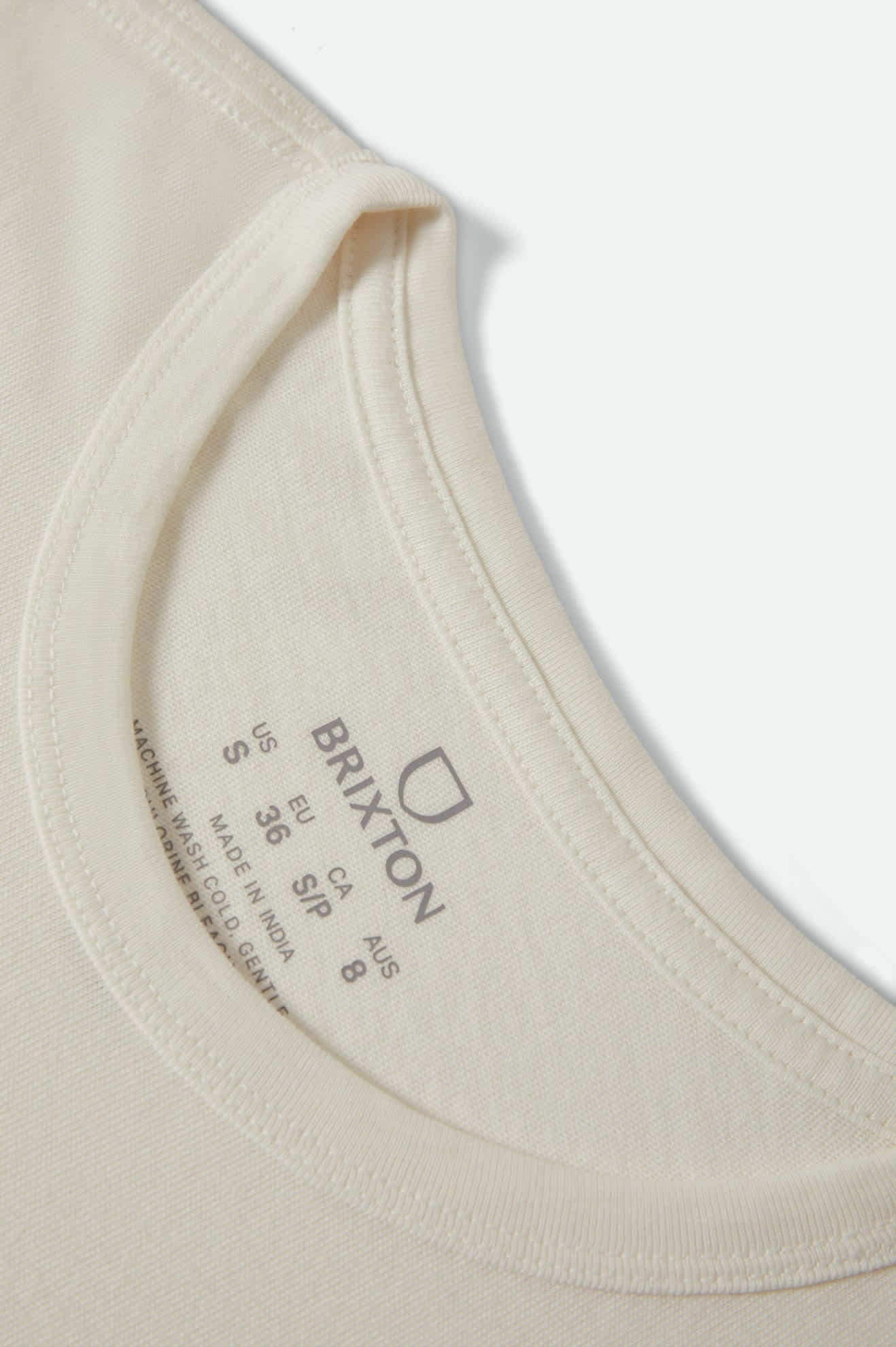 Women's Sunday Cruising Club Muscle Tank in the color Vintage White - Additional Laydown image