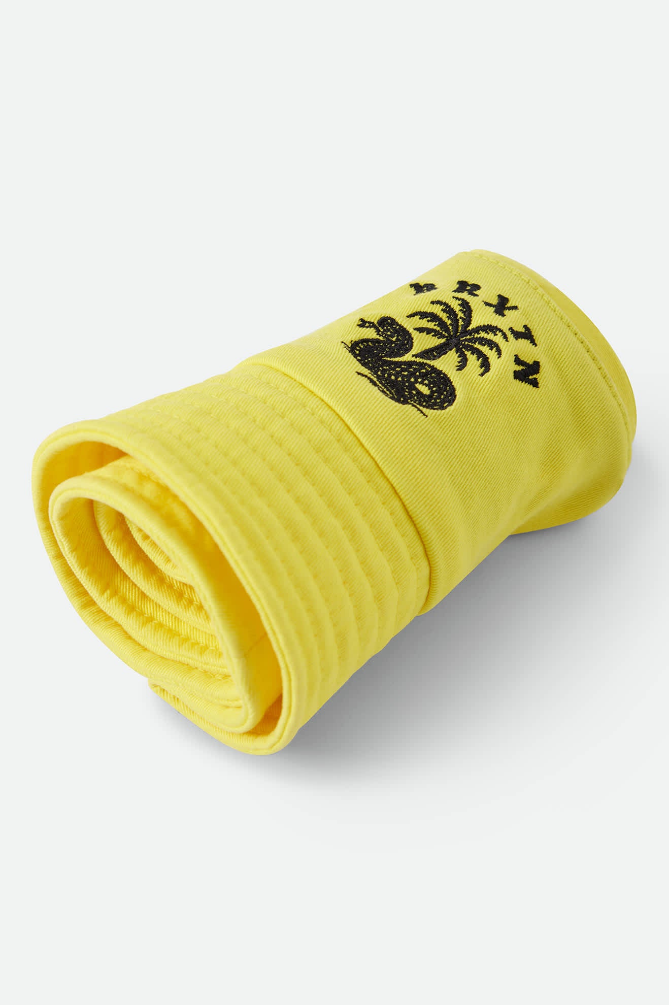 Unisex Serpent Packable Bucket Hat in the color Celestial Yellow - Additional Laydown image