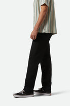 Men's Choice Chino Regular Pant in the color Black - Men's Side View