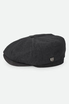 Unisex Brood Baggy Flannel Snap Cap in the color Black Denim/Black - Additional Laydown image
