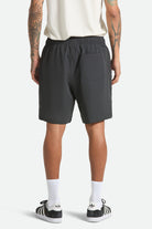 Men's Journey Active Short in the color Black - Men's Back View