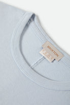 Women's Carefree Organic Garment Dye Perfect T-Shirt in the color Blue Aura - Additional Laydown image