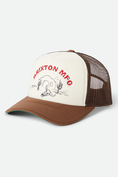 Women's Desert Leisure Netplus Trucker Hat in Pinecone Brown