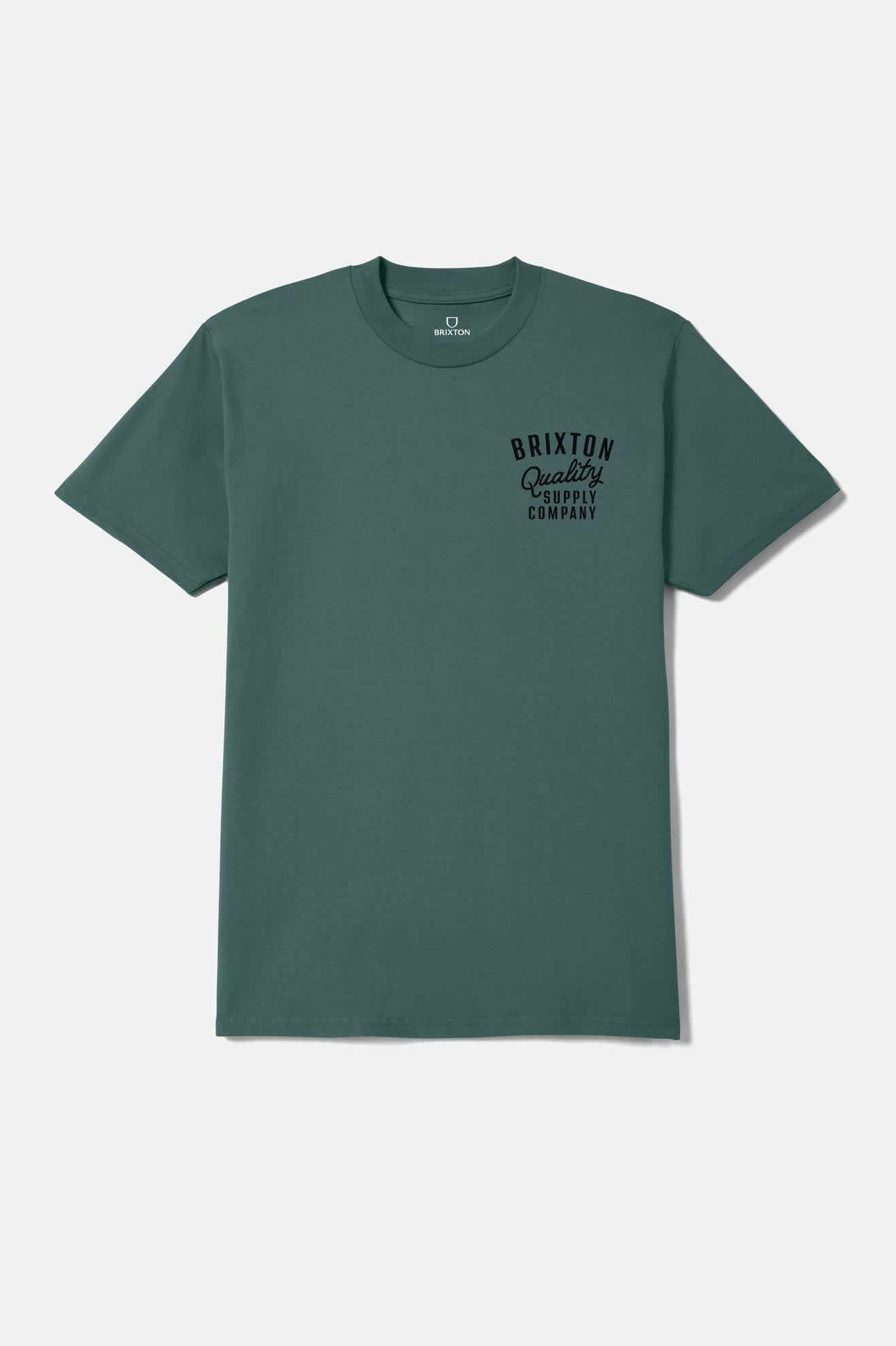 Men's Hubal S/S Tailored T-Shirt in the color Night Sage - Front Product View