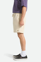 Men's Everyday Corduroy Short in the color Whitecap - Men's Side View
