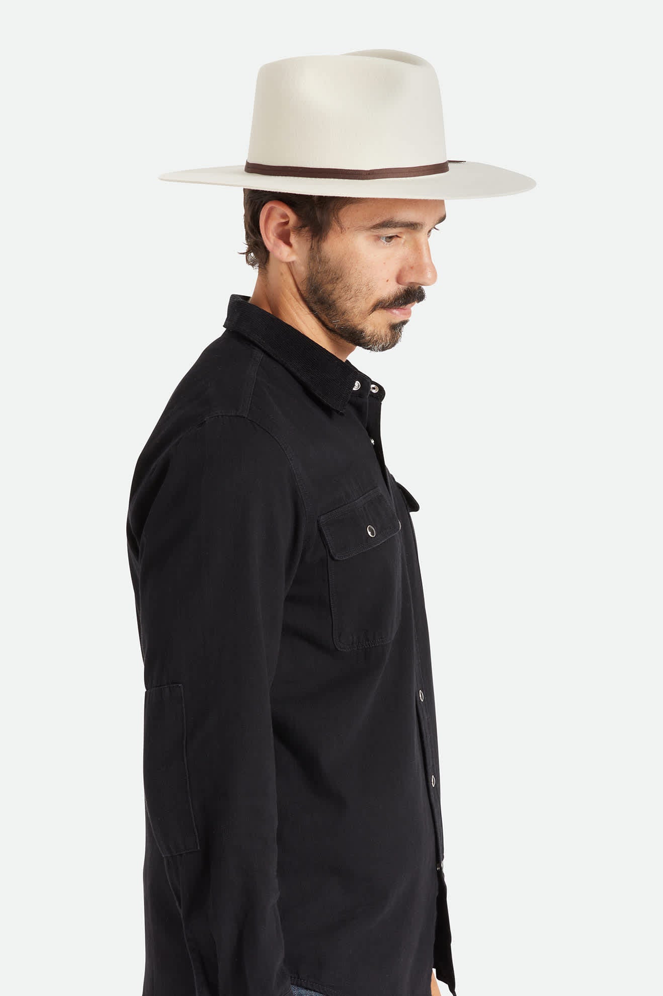Unisex Cohen Cowboy in the color Dove - Men's Side View