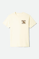 Men's Barquero Short Sleeve Standard T-Shirt in the color Cream - Front Product View