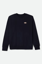 Men's Parson Patch Crew in the color Classic Navy - Front Product View