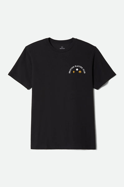 Men's Vanguard Short Sleeve Standard T-Shirt in Black – Brixton