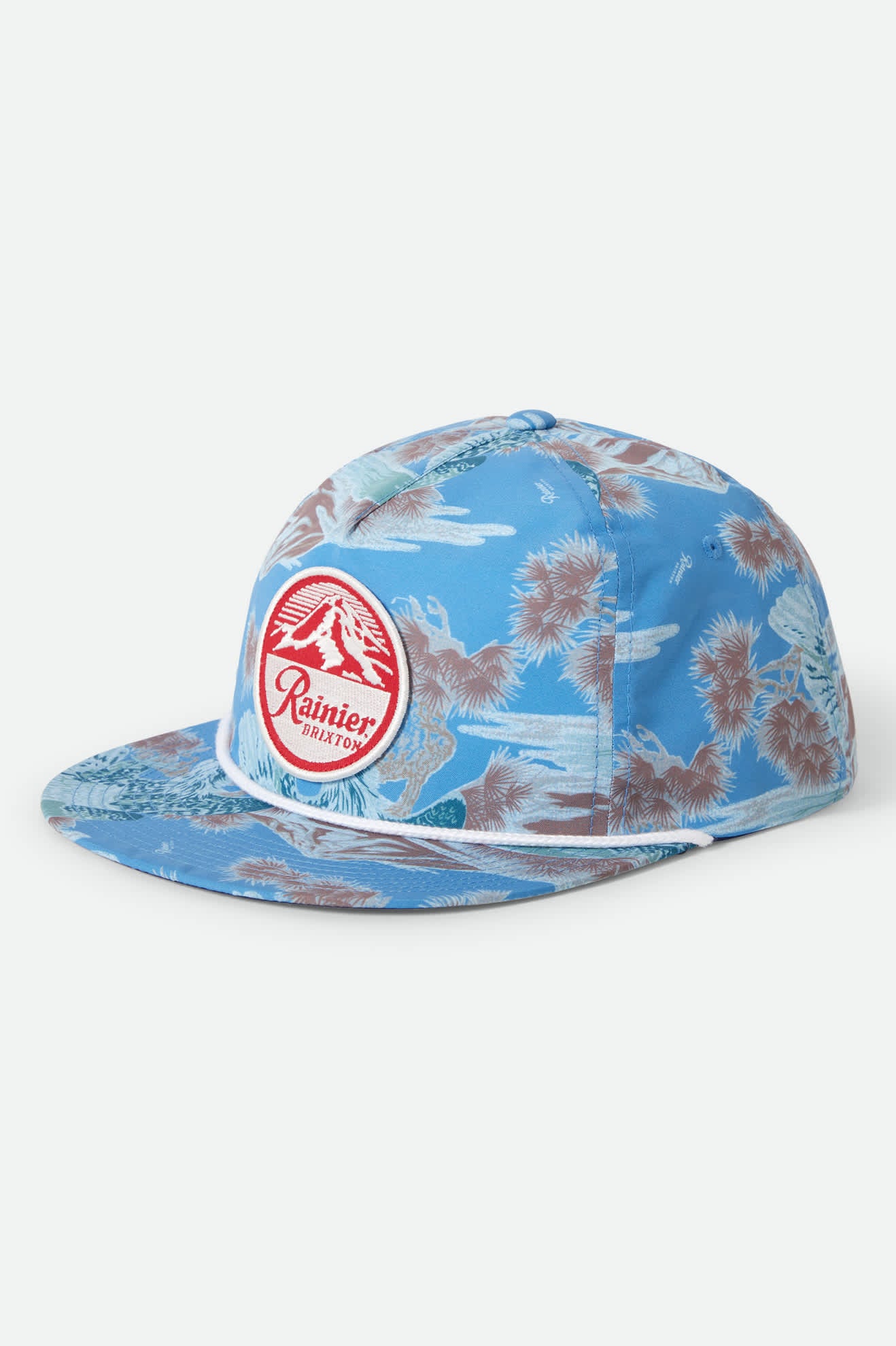 Unisex Rainier X Brixton Snapback in the color Blue Sky - Front Product View