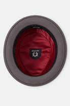 Unisex Stout Pork Pie in the color Charcoal/Charcoal - Additional Laydown image