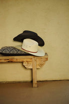 Unisex Laredo Straw Cowboy Hat in the color Black - Additional Laydown image