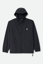 Men's Journey Zip Jacket in the color Black - Front Product View