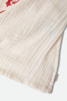 Women's The Lola Tube Top in the color Off White/Robust Red - Additional Laydown image