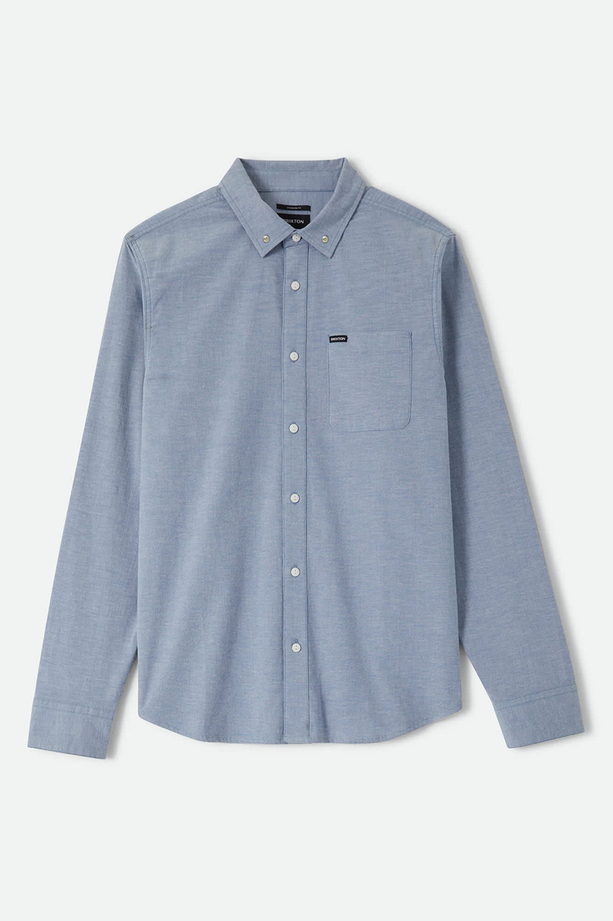 Men's Sanford Shirt in the color Dusty Blue - Front Product View