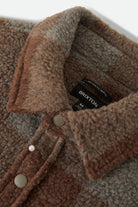 Men's Bowery Arctic Stretch Fleece in the color Pine Brown/Taupe - Additional Laydown image